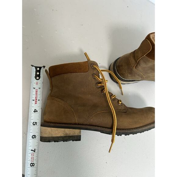 Kodiak Jaya Leather Hiking Boots Brown Women's Size 8 Lace Up Ankle - Picture 10 of 11